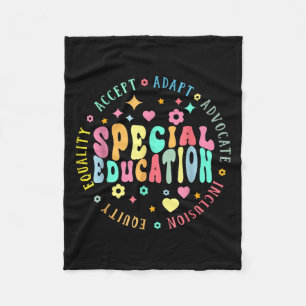 Special Education Squad Dream Team Speedleraar KI Fleece Deken