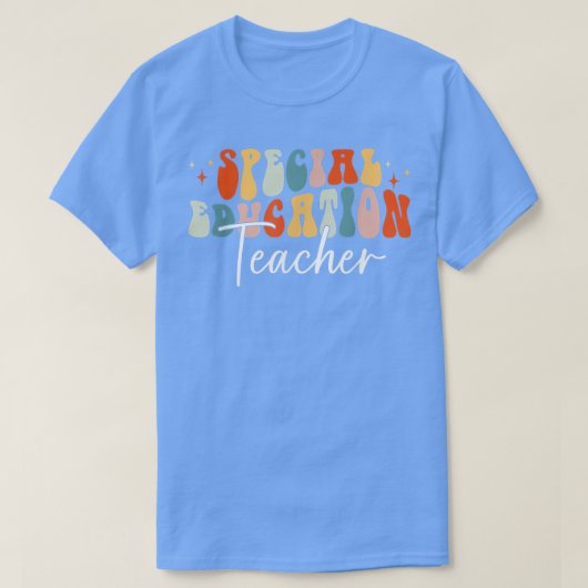 Special Education Teacher Fall Vibes Autumn Leaves T-shirt (Design voorkant)