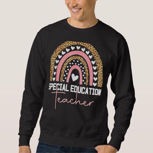 Special Education Teacher Sped Ed Sped Leopard Rai Trui (Voorkant)