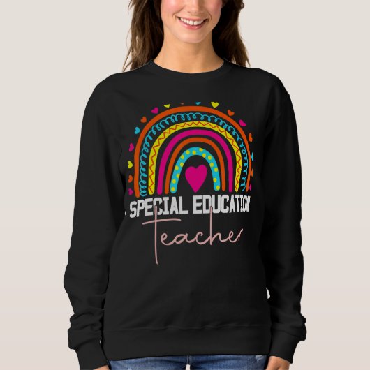 Special Education Teacher Sped Ed Sped Leopard Rai Trui (Voorkant)