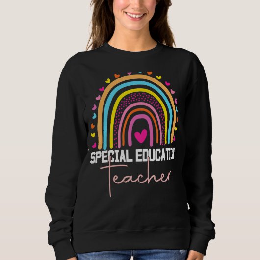 Special Education Teacher Sped Ed Sped Leopard Rai Trui (Voorkant)