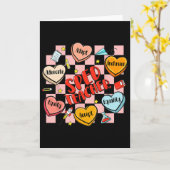 Special Education Teacher Valentine Conversation H Kaart (Gele Bloem)