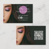 special effect kostuum Make-up Artist MUA foto Visitekaartje (Voorkant / Achterkant)