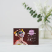 special effect kostuum Make-up Artist MUA foto Visitekaartje (Staand voorkant)