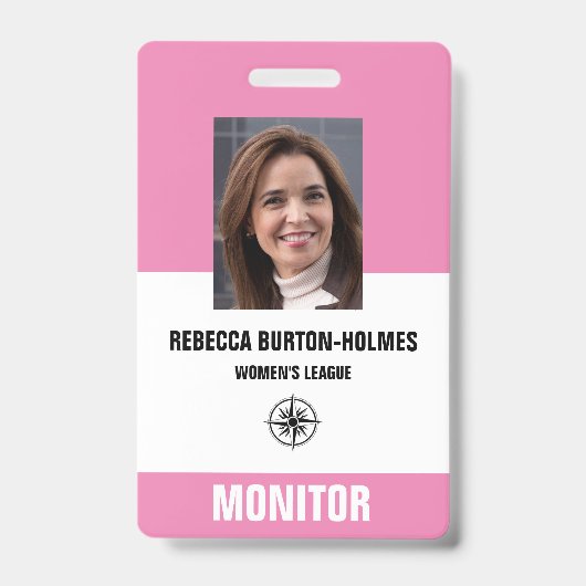 SPECIAL EVENT MONITOR PASS - Foto-ID. Badge (Voorzijde)