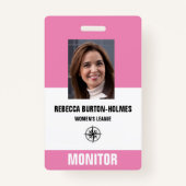 SPECIAL EVENT MONITOR PASS - Foto-ID. Badge (Voorkant)
