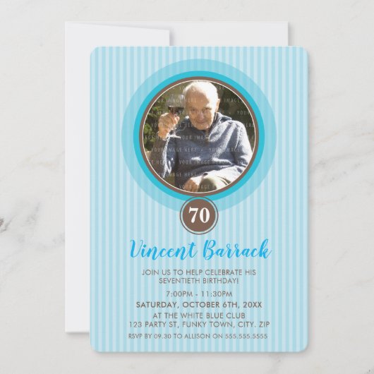 SPECIAL EVENT NODIGT mooie fotospot blauw uit Kaart (Voorkant)