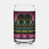 Special Fantasy Pattern Abstract Colorful Fractal Blikvorm Glas (Rechts)