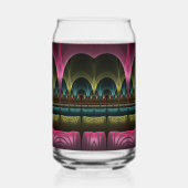 Special Fantasy Pattern Abstract Colorful Fractal Blikvorm Glas (Links)