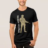Special Forces - Elite Military Operator Tri-Blend Shirt (Voorkant)