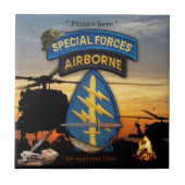 Special Forces Green Berets lrp lrps snipers Tegeltje (Voorkant)