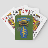 Special Forces Green Berets pokerkaarten (Achterkant)