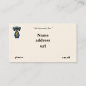 Special Forces Green Berets Rangers SFG SF Patch Visitekaartje (Voorkant)