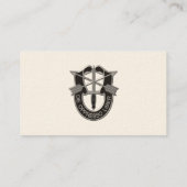 Special Forces Green Berets Rangers SFG SF Patch Visitekaartje (Achterkant)