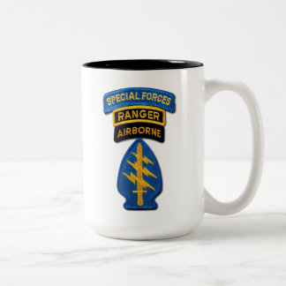 Special Forces Green Berets Rangers Vets Tweekleurige Koffiemok
