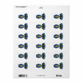 Special Forces green Berets SF SFG SOF Veterans Etiket (Full Sheet)