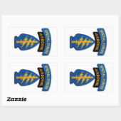 Special Forces green Berets SF SFG SOF Veterans Rechthoekige Sticker (Vel)