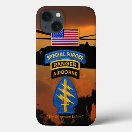 Special Forces Green Berets SF SFG SOF Vets Case-Mate iPhone Case (Achterkant)
