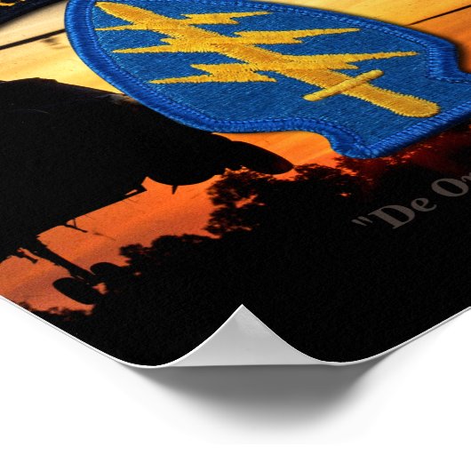 Special Forces Green Berets SF SFG Veterans Vetera Poster (Hoek)