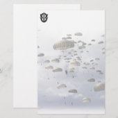 Special Forces Green berets vrouw moeder Stationer Briefpapier (Voorkant / Achterkant)