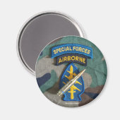 Special Forces Groene Baretten koelkast kogel magn Magneet (Voorkant / Achterkant)