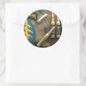 Special Forces Groene Baretten Vietnam Nam Oorlogs Ronde Sticker (Tas)