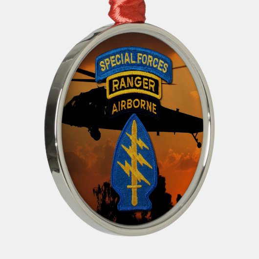 Special Forces Groene Berets SF SOF SFG SOC Metalen Ornament (Rechts)