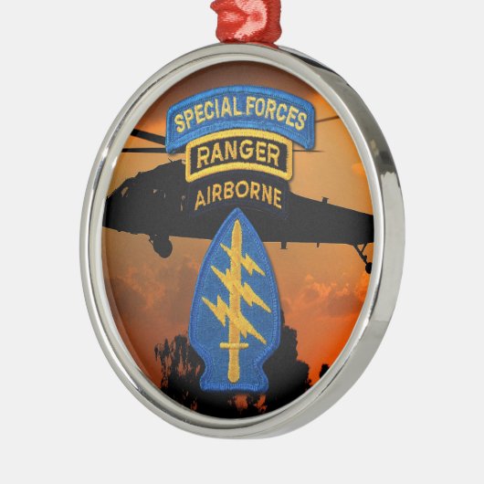 Special Forces Groene Berets SF SOF SFG SOC Metalen Ornament (Links)