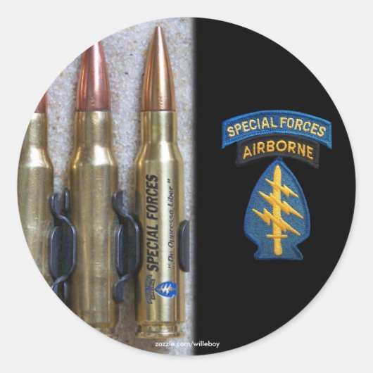 Special Forces Groep Scrapbooking stickers veteran (Voorkant)