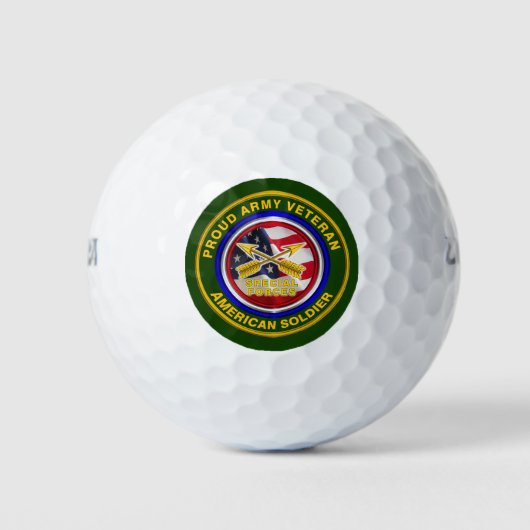 Special Forces Group (Airborne) Golfballen (Voorkant)