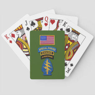 Special Forces Group Green Berets SF Pokerkaarten