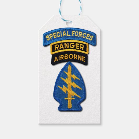 Special Forces Group Green Berets SF SOF SFG SOC Cadeaulabel (Voorkant)