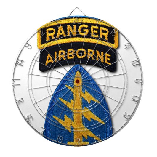 Special Forces Group Green Berets SF SOF SFG SOC Dartbord (Voorkant)