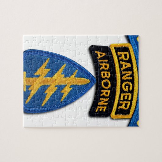Special Forces Group Green Berets SF SOF SFG SOC Legpuzzel (Horizontaal)