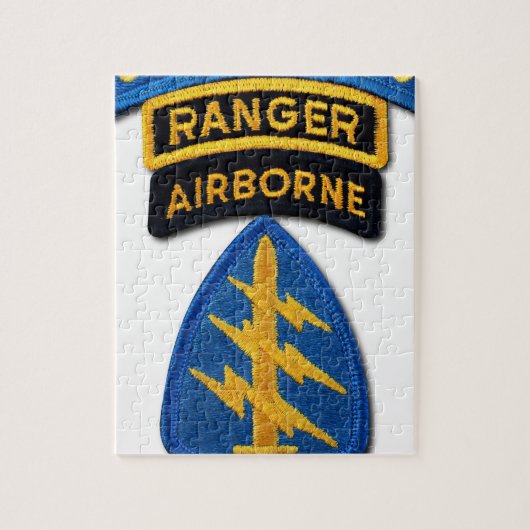 Special Forces Group Green Berets SF SOF SFG SOC Legpuzzel (Verticaal)