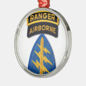 Special Forces Group Green Berets SF SOF SFG SOC Metalen Ornament (Links)