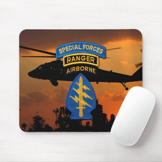 Special Forces Group Green Berets SF SOF SFG SOC Muismat (Met muis)