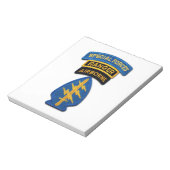 Special Forces Group Green Berets SF SOF SFG SOC Notitieblok (Linkerzijde)