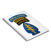 Special Forces Group Green Berets SF SOF SFG SOC Notitieboek (Rechterzijde)