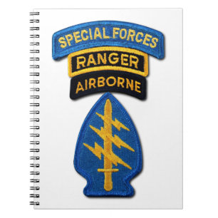 Special Forces Group Green Berets SF SOF SFG SOC Notitieboek