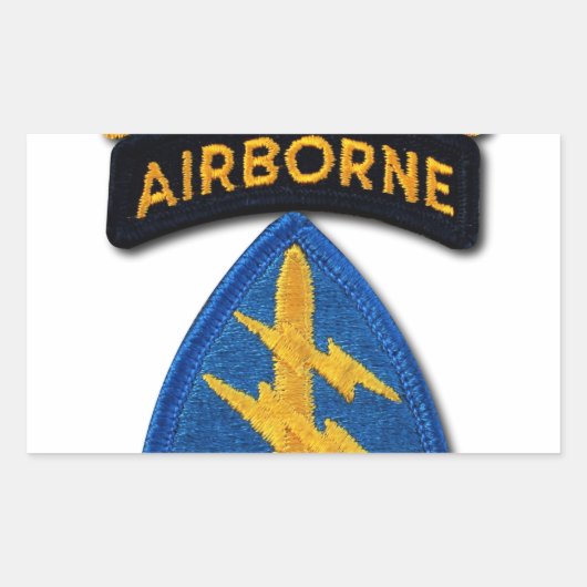 Special Forces Group Green Berets SF SOF SFG SOC Rechthoekige Sticker (Voorkant)