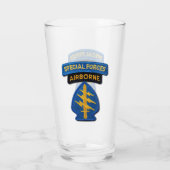 Special Forces Group Green Berets SFG SFGA Veteran Glas (Achterkant)
