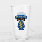 Special Forces Group Green Berets SFG SFGA Veteran Glas (Voorkant)