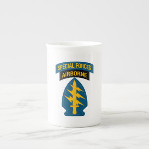 Special Forces-insigne Airborne Tab Porselein Kop
