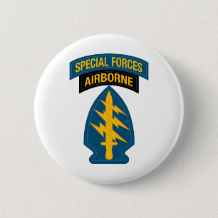 Special Forces-insigne Airborne Tab Ronde Button 5,7 Cm