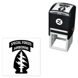 Special Forces-insigne Airborne Tab Zelfinktende Stempel