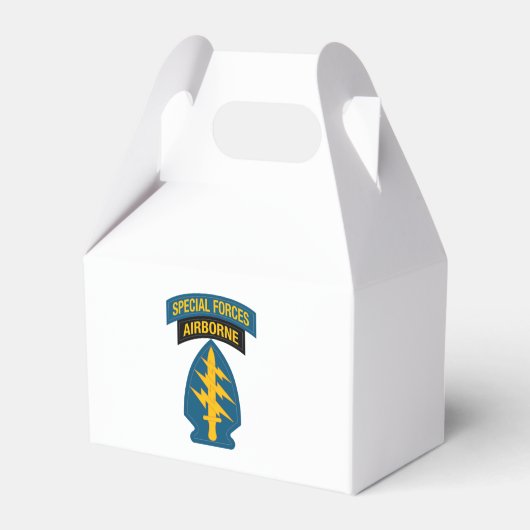 Special Forces insignia Airborne Tab Bedankdoosjes (Voorkant Zijde)