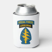 Special Forces insignia Airborne Tab Blikjeskoeler (Blikje Voorkant)