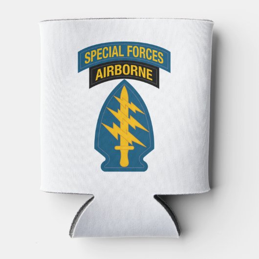 Special Forces insignia Airborne Tab Blikjeskoeler (Voorkant)