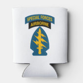 Special Forces insignia Airborne Tab Blikjeskoeler (Achterkant)